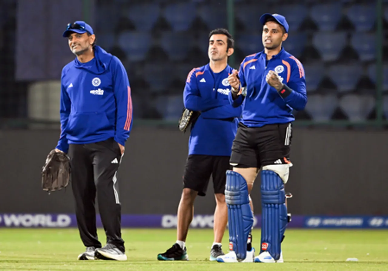 New Delhi: India practice ahead of Namibia T20 clash
