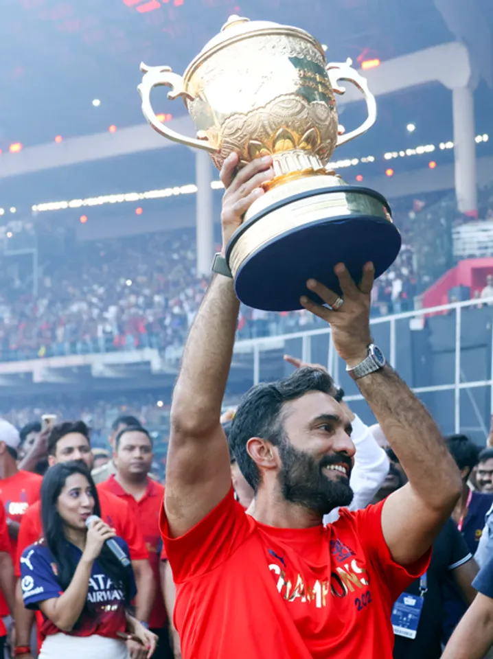 Bengaluru: RCB Victory Celebrations at M. Chinnaswamy Stadium