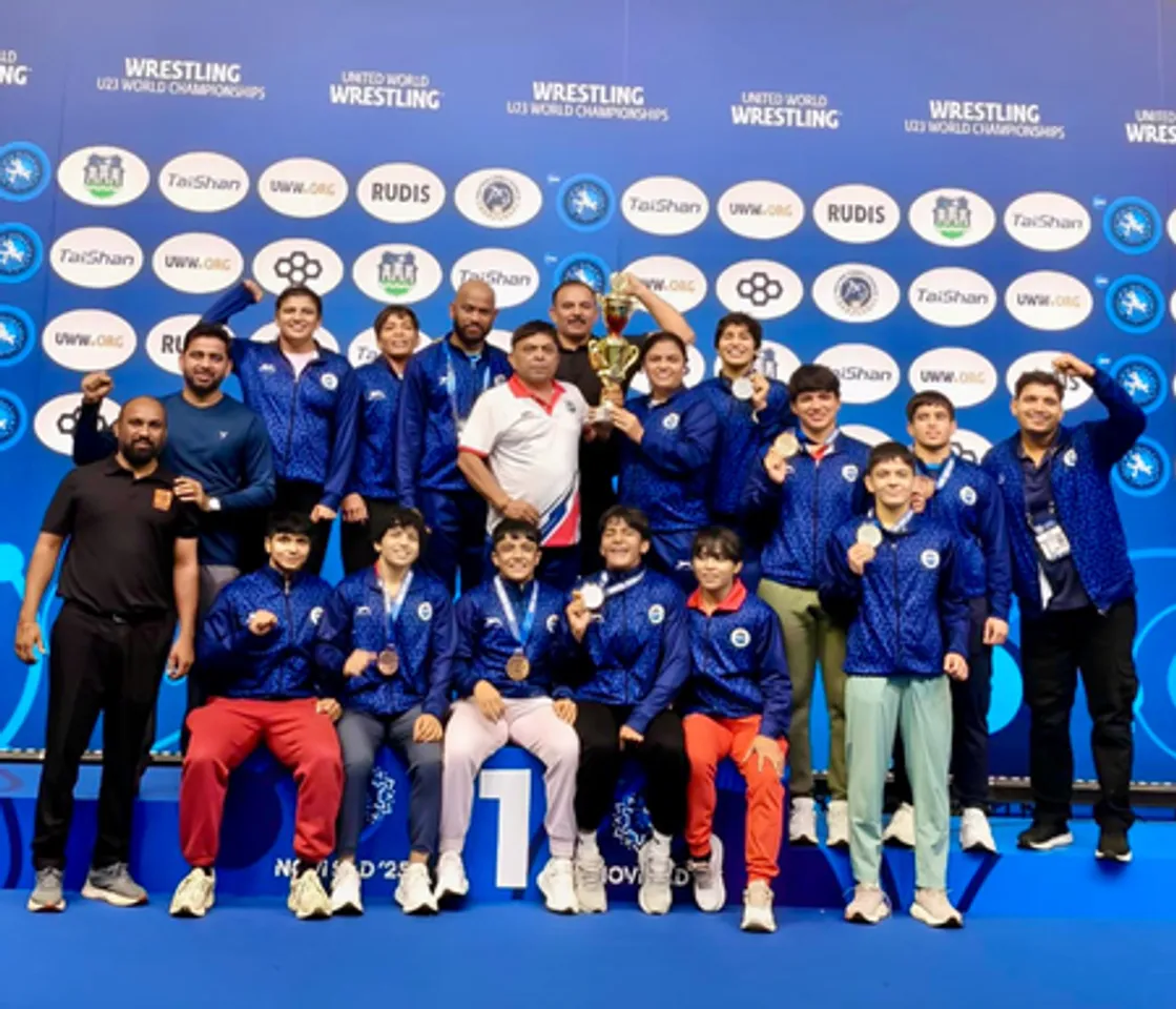 U-23 World Wrestling C’ship: Sujeet wins gold medal; women’s team secure team title (Credit: X/WFI)