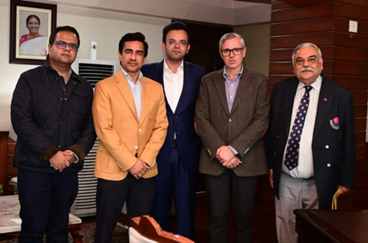 Rohan Jaitley, Mithun Manhas meet J&K CM Omar Abdullah to boost cricket infrastructure