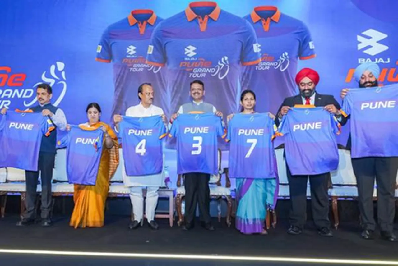 MoS Sports Smt. Khadse highlights role of Pune Grand Tour 2026 in advancing sports tourism and Fit India Movement at an event to unveil the logo and jersey in New |Delhi on Wednesday. Photo credit: PIB