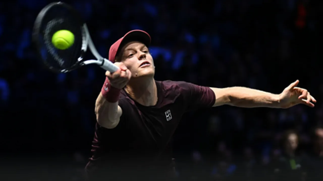 Jannik Sinner begins bid to retake World No. 1 with victory in the opening round of the Paris Masters 2025 in Paris on Wednesday. Photo credit: ATP Tour