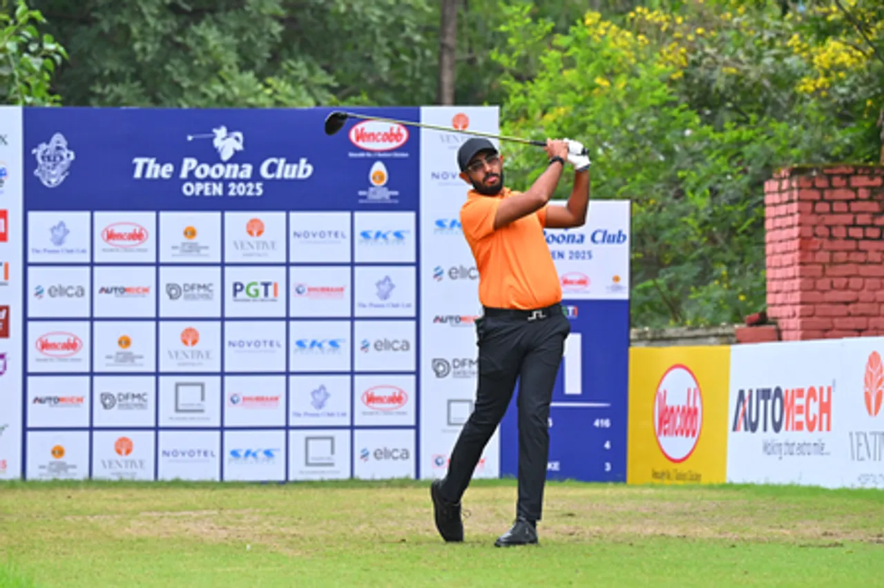 The Poona Club Open 2025: Yuvraj Sandhu moves into sole two-shot lead after round three (Credit: PGTI)
