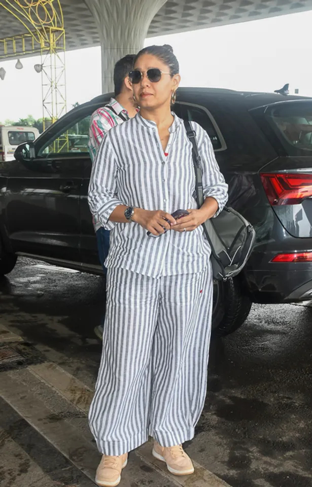 Mumbai: Sunidhi Chauhan Spotted at Airport