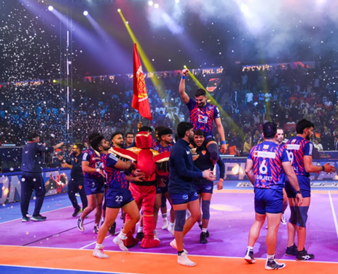 Delhi persevered to secure win despite hurdles, says Rishank Devadiga on team’s PKL 12 title victory (Credit: Dabang Delhi KC/X)