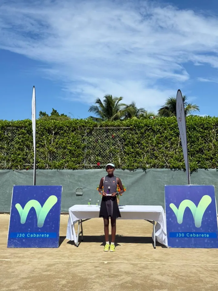 Srishti Kiran dominates in Dominican Republic, bags three titles in two weeks (Credit: KSLTA)