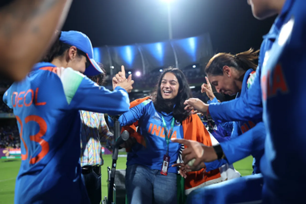 Navi Mumbai: Post-Match Celebration Following Team India Women’s Win in ICC Women’s World Cup Final