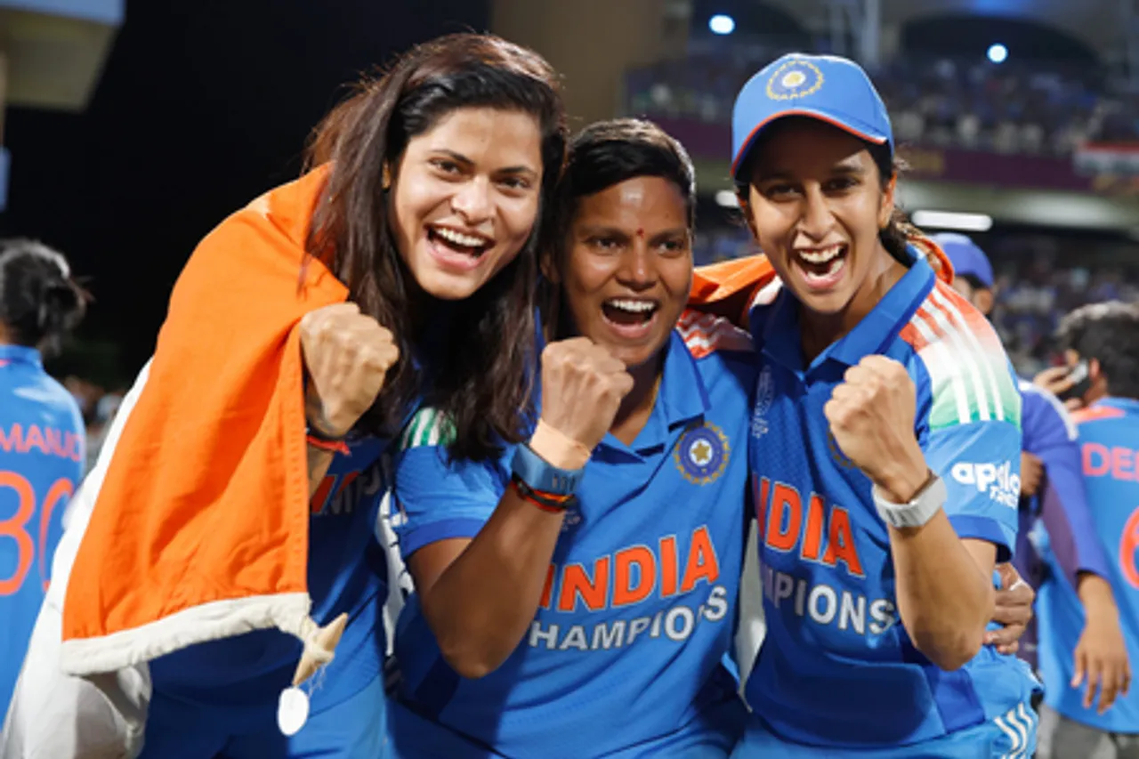 Navi Mumbai: Post-Match Celebration Following Team India Women’s Win in ICC Women’s World Cup Final