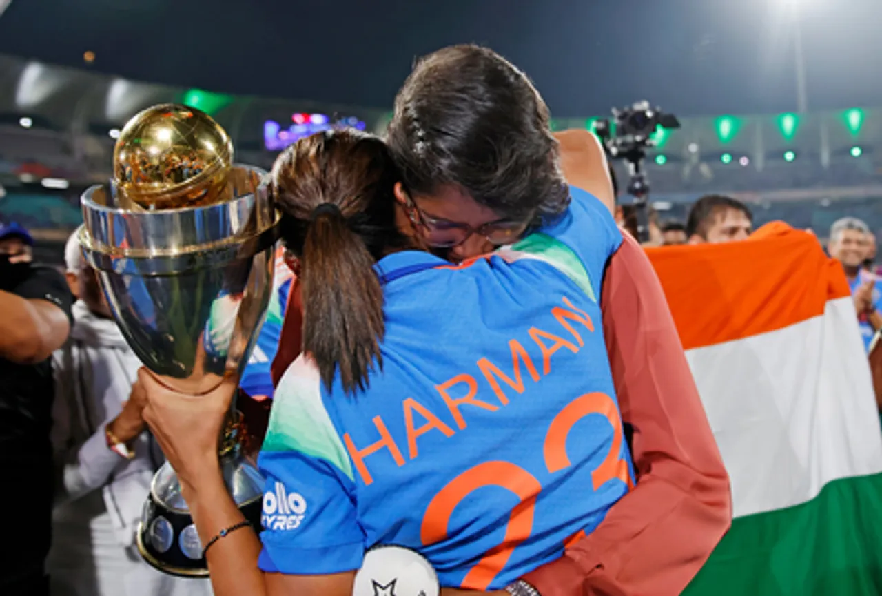 Navi Mumbai: Post-Match Celebration Following Team India Women’s Win in ICC Women’s World Cup Final