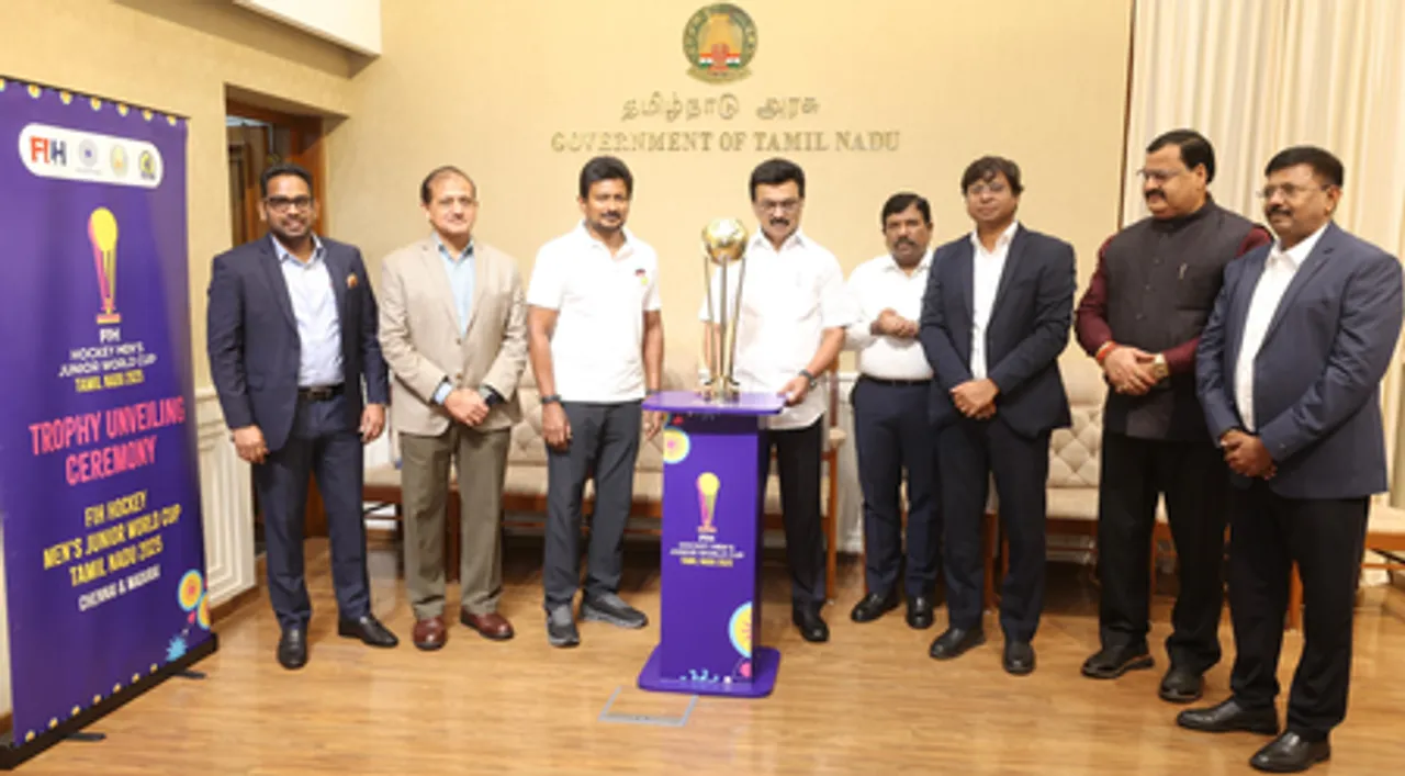 Tamil Nadu CM Stalin unveils FIH Hockey Men’s Junior World Cup 2025 trophy in Chennai