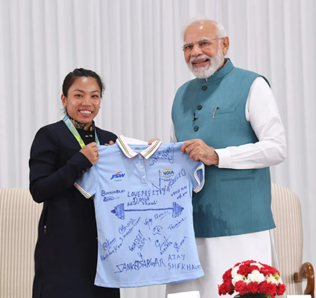 Mirabai Chanu reveals PM Modi approved her foreign training request a day before Tokyo Olympics (Credit: Mirabai Chanu/X)