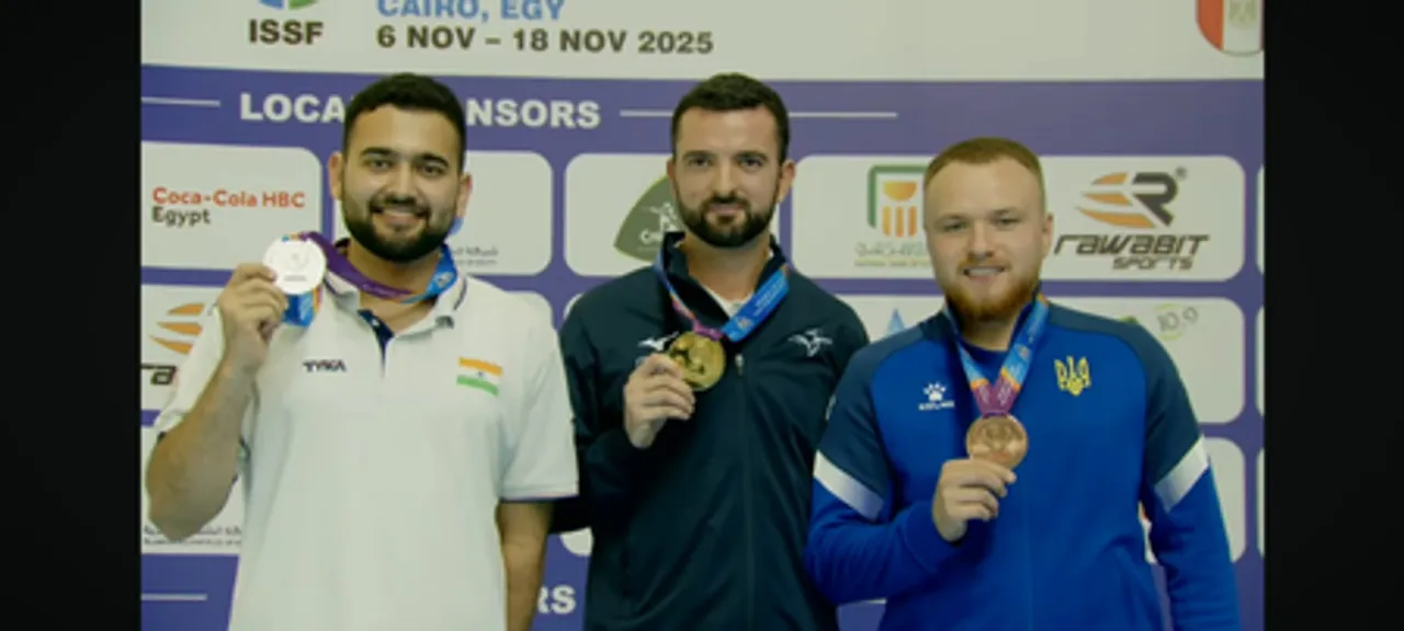 Anish shoots his way to World Championship silver (Credit: NRAI)