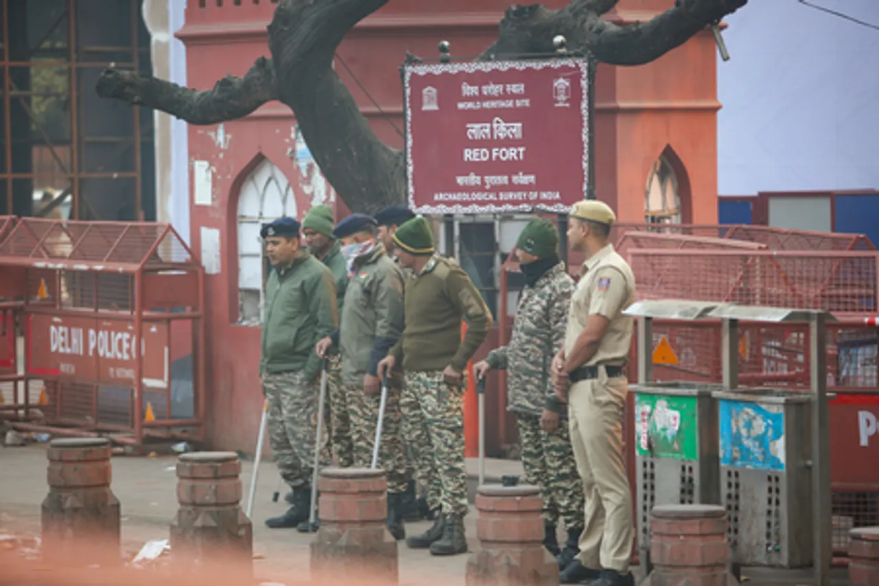 Aftermath of blast near Delhi’s Red Fort