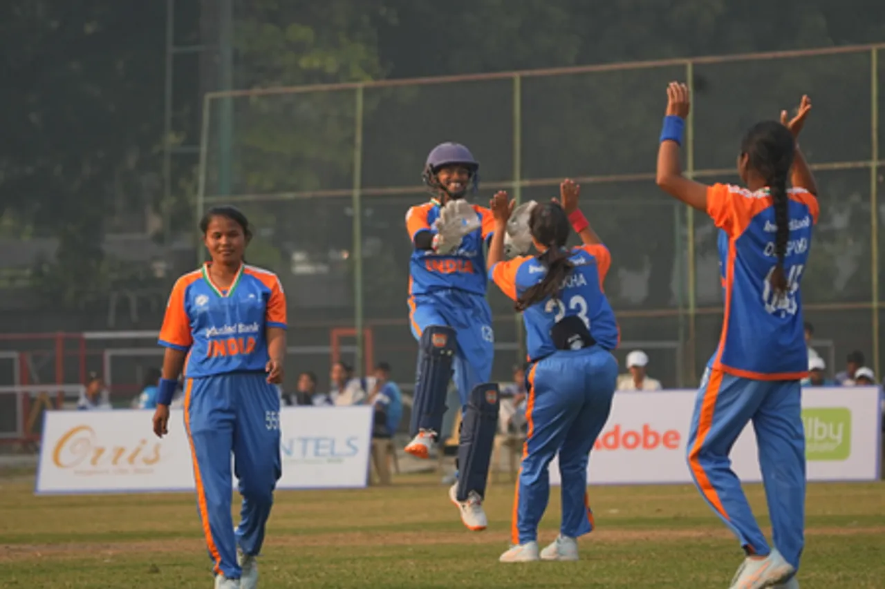India hand Australia 209-run defeat in Women's T20 World Cup -- Cricket for the Blind; Nepal beat Sri Lanka in the Women's T20 World Cup -- Cricket for the Blind in New Delhi on Wednesday. Photo credit: CABI