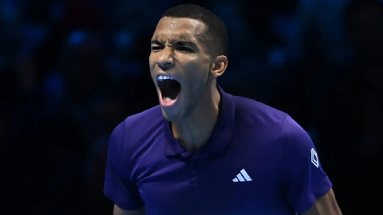 Felix Auger-Aliassime keeps SF hopes alive with comeback win over Ben Shelton in the ATP Finals in Turin, Italy, on Wednesday. Photo credit: ATP Tour
