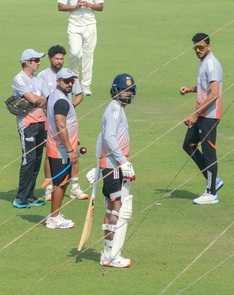 Kolkata: Team India Practice Session Ahead of 1st Test Against South Africa