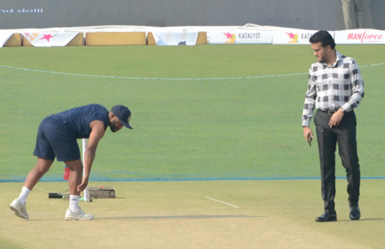 Kolkata: South Africa players practise ahead of 1st Test against India