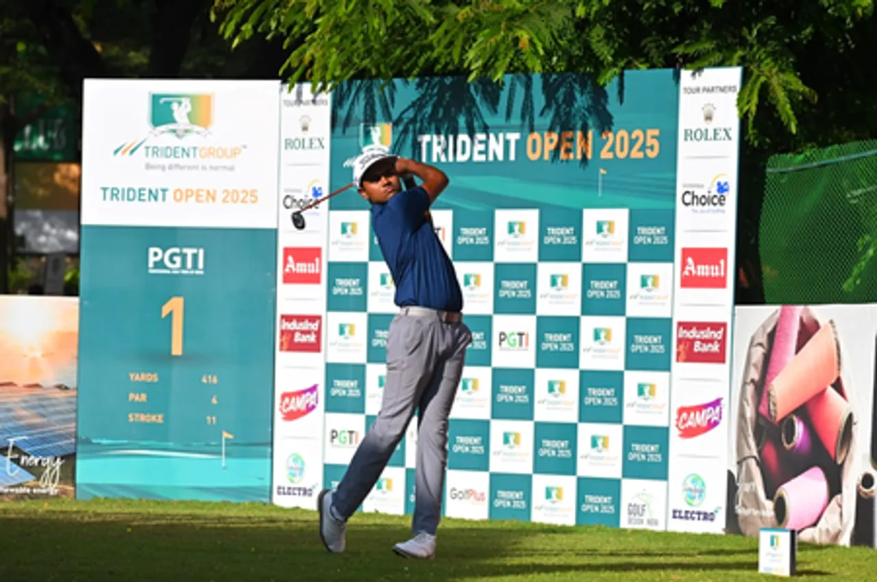 Trident Open 2025: Teenager Manoj S storms into the lead with 67 in round three
