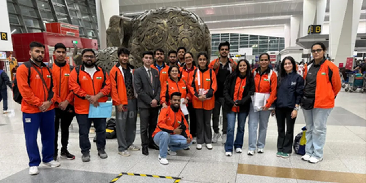 Indian shooting contingent departs for 25th Summer Deaflympic Games in Tokyo