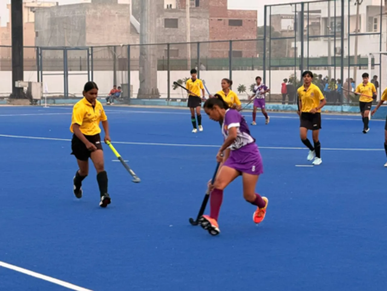 Pritam Siwach Hockey Academy, Sonepat, HAR Academy, and Anantapur Sports Academy win on  Day 3 of the 3rd Hockey India-Sub Junior Women Academy Championship 2025 in Karnal, Haryana on Monday. Photo credit: Hockey India