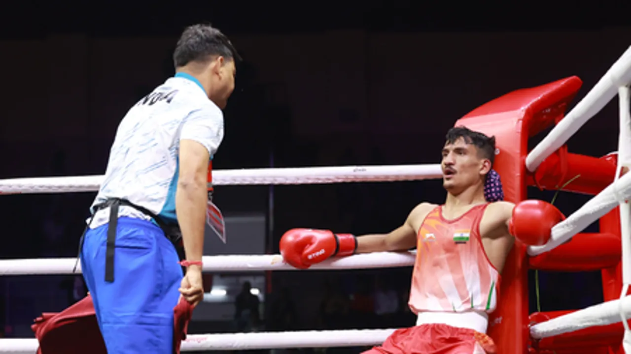 World Boxing Cup Finals 2025: Pawan stuns Brazil WC winner, Hitesh stuns Asian Games gold medallist on perfect day for India (Ld) (Credit: BFI)