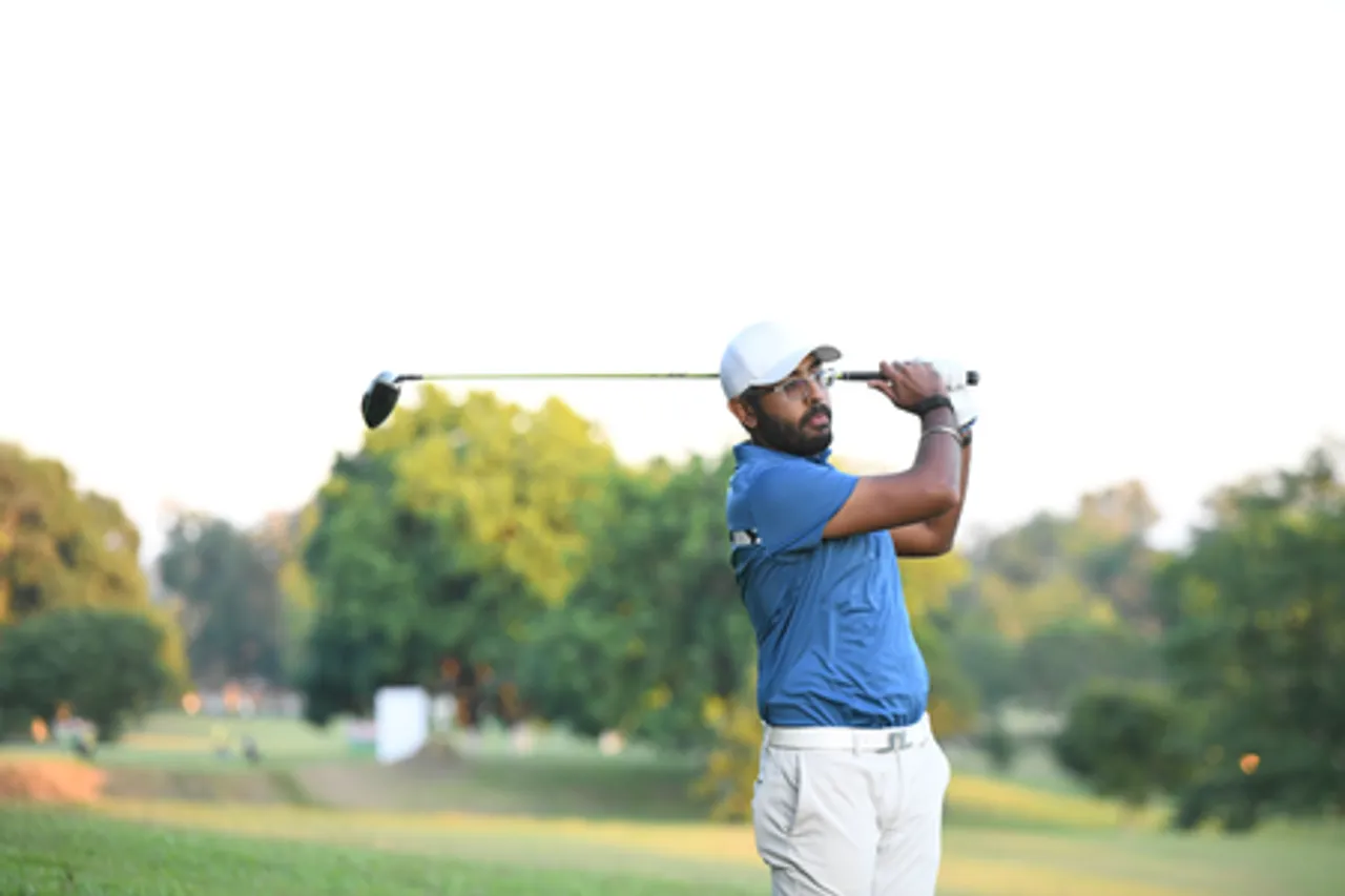 Yuvraj Sandhu maintains two-shot lead on Day Two of the SERVO Masters 2025 at the Digboi Golf Links in Digboi in Assam on Wednesday. Photo credit: PGTI