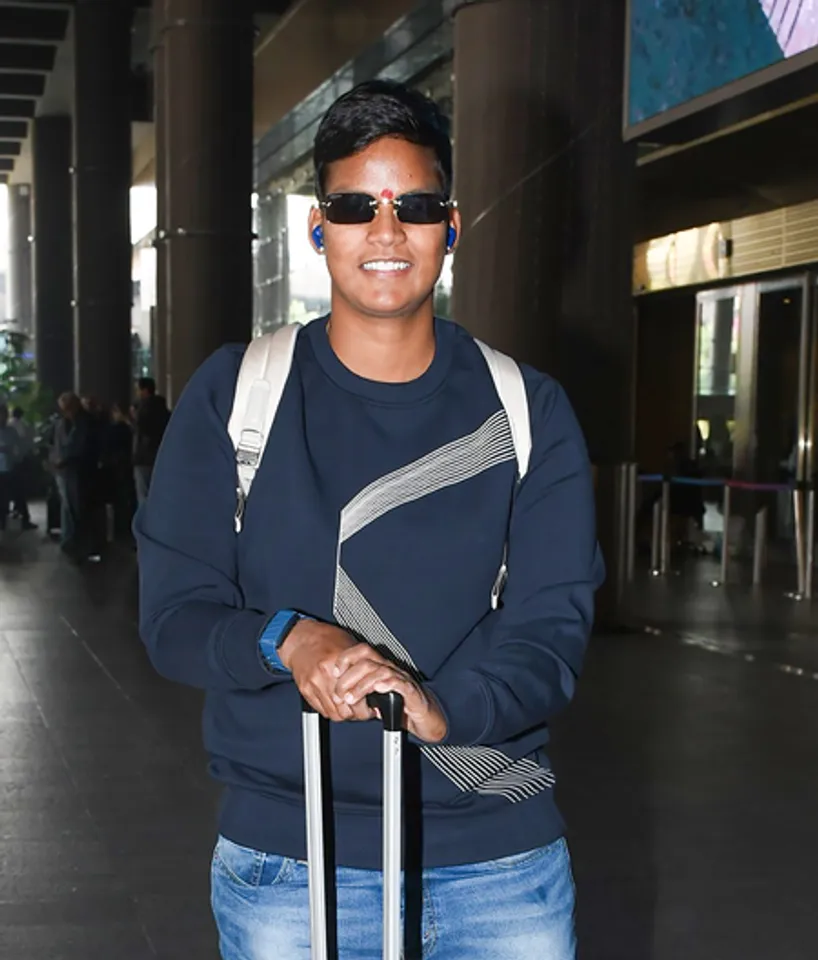 Mumbai: Deepti Sharma Spotted At Airport