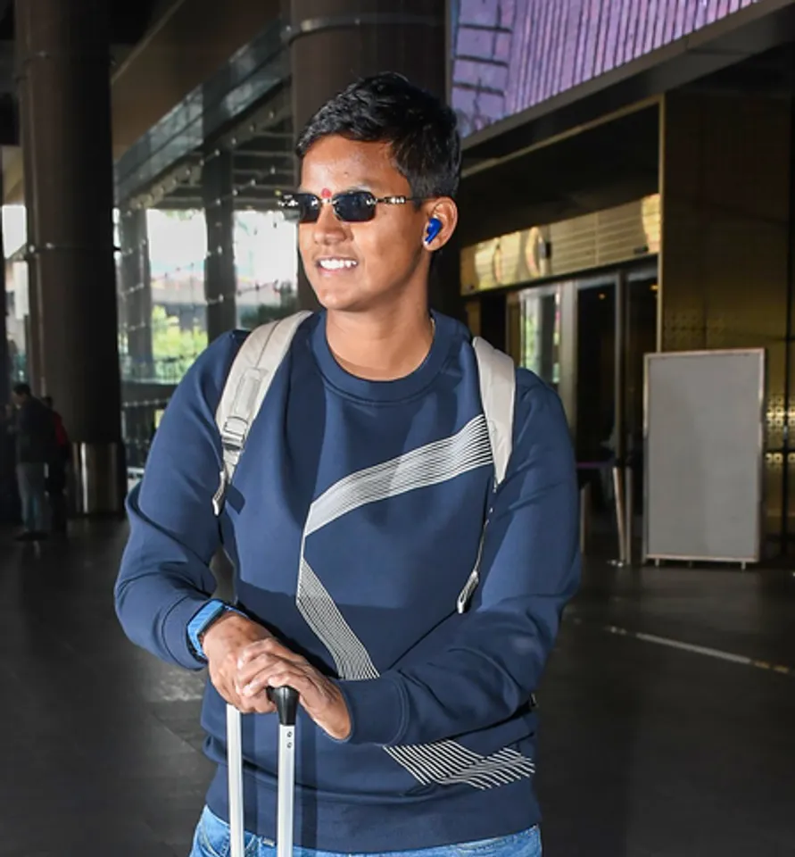 Mumbai: Deepti Sharma Spotted At Airport