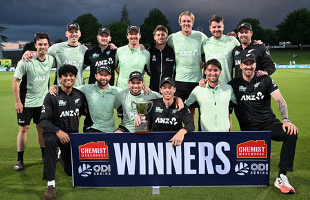 Henry, Chapman star as New Zealand seal 3-0 sweep (Credit: Blackcaps/X)