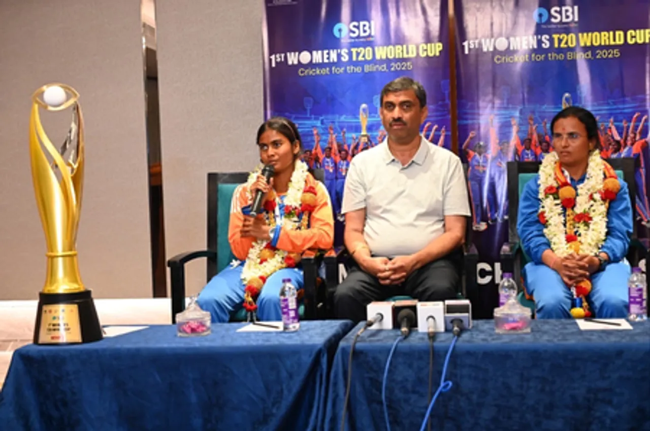 Grand and heartfelt welcome accorded to World Cup-winning Indian women’s blind cricket team on arrival in Chennai and Bengaluru. Photo credit: CABI