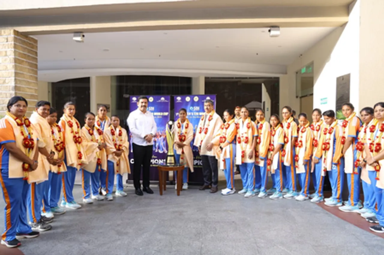 'Historic win', says BJP after felicitating Blind Women's T20 Cricket team