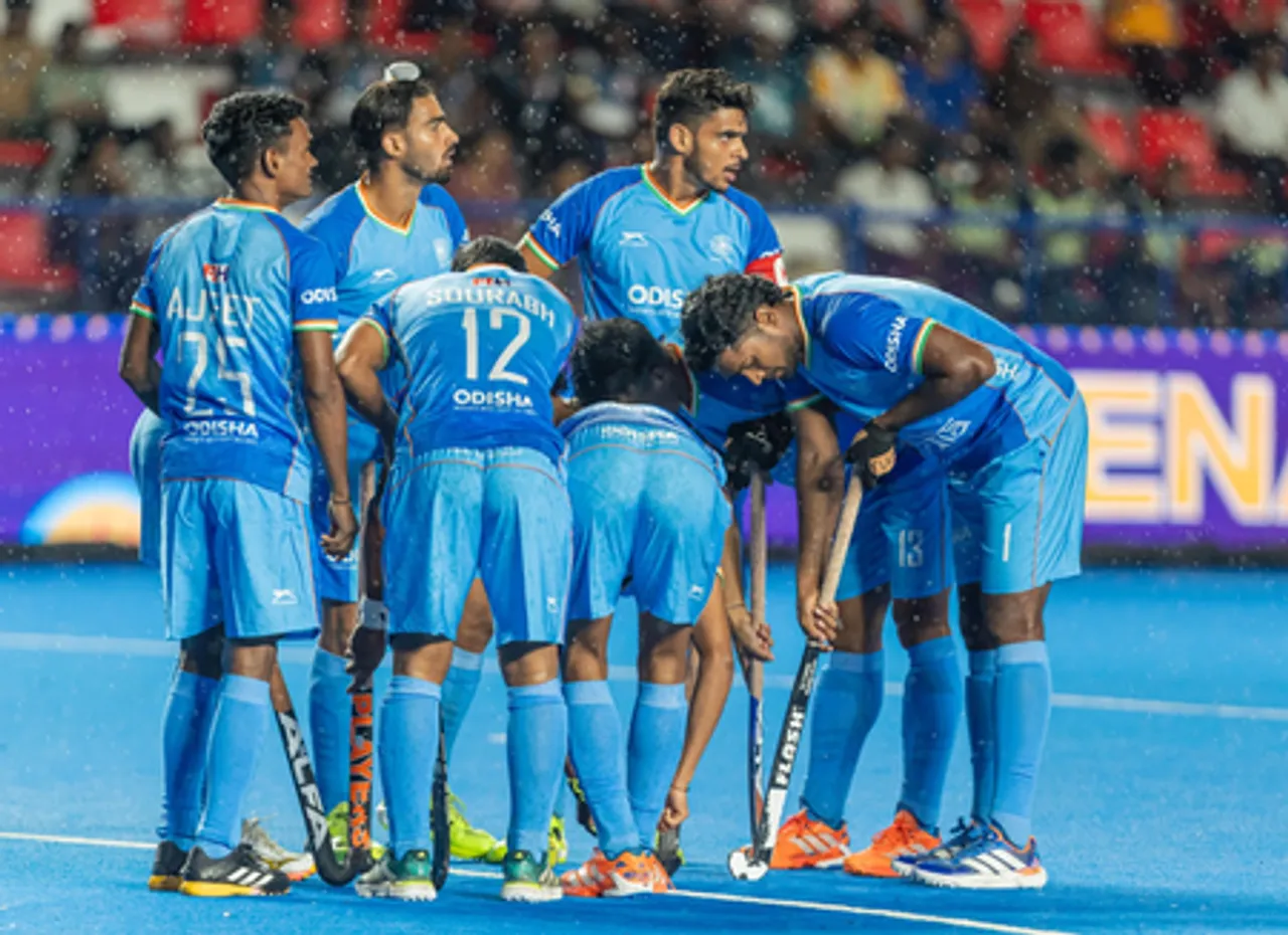 FIH Hockey Men's Jr WC: India trounce Oman 17-0 to go on top of the table (Credit: Hockey India)