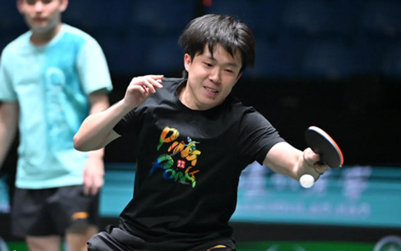 China kicks off title defense with comfortable win at ITTF Mixed Team World Cup in Chengdu, China, on Sunday. Photo credit: ITTF