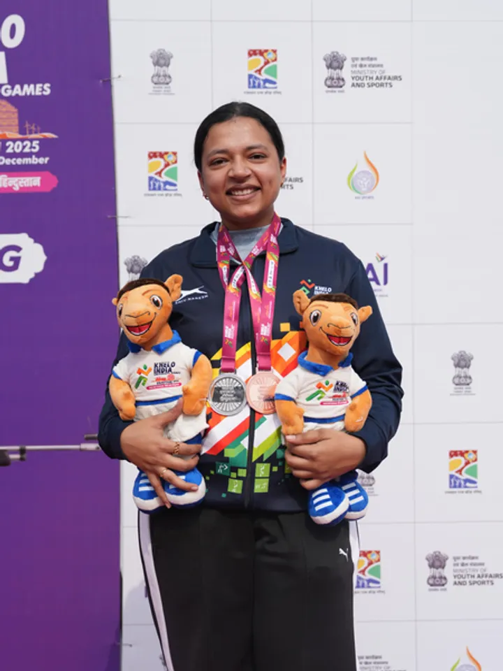 Olympian Sift Kaur Samra hopeful shooting will be back in the programme when India hosts Commonwealth Games in 2030. Photo credit: SAI Media