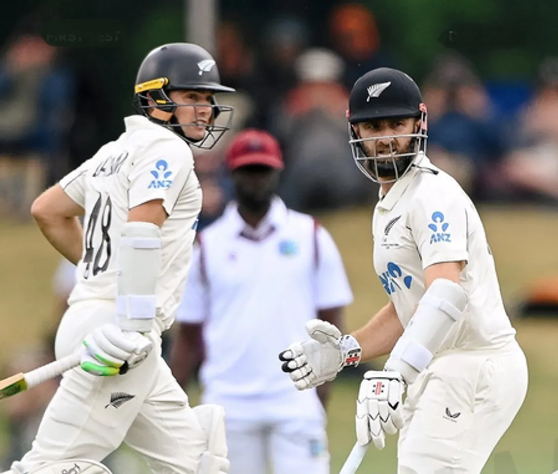Michael Bracewell and Nathan Smith rescue New Zealand after West Indies seamers dominate rain-hit Day 1 in Christchurch on Tuesday. Photo credit: BLACKCAPS/X