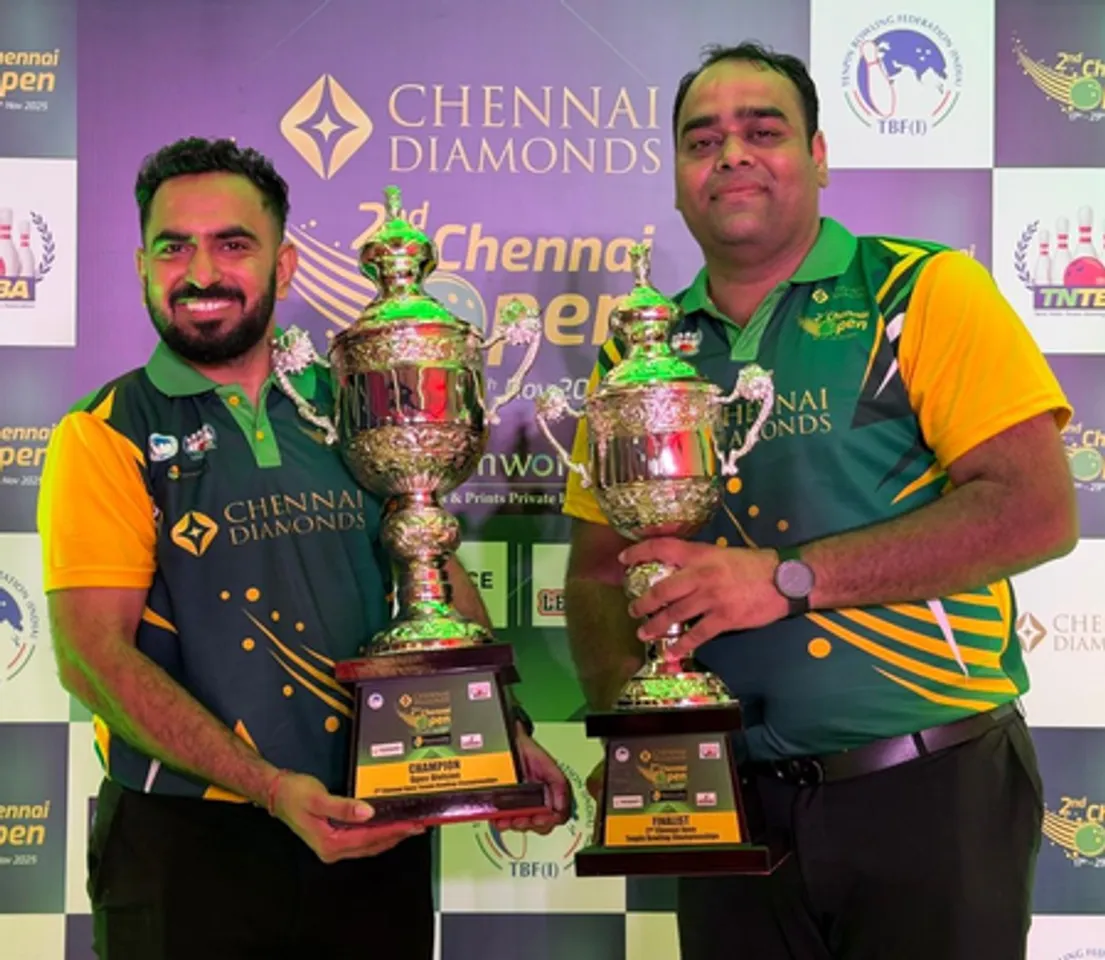 Mahipal Singh wins second Chennai Open Tenpin Bowling Championships in Tamil Nadu on Tuesday.