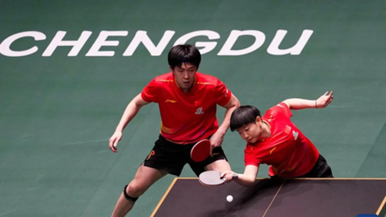China sweeps Croatia to maintain winning run at ITTF Mixed Team World Cup in the International Table Tennis Federation (ITTF) Mixed Team World Cup in Chengdu, China, on Wednesday. Photo credit: Xinhua