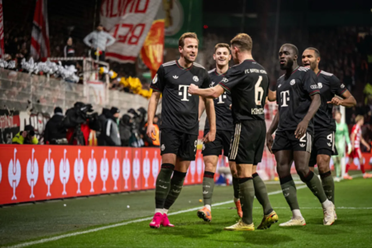 Bayern survives Union scare in five-goal DFB Cup thriller