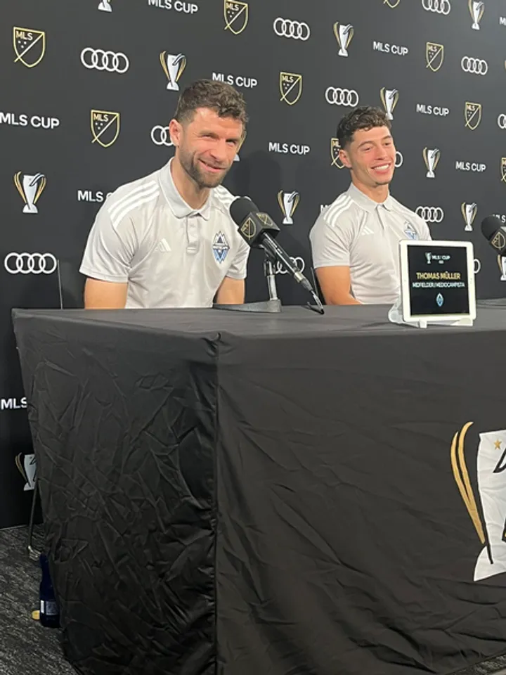 Muller family rallies as Thomas of Vancouver Whitecaps prepares for MLS Final clash with Inter Miami's Lionel Messi. Photo credit: MSL
