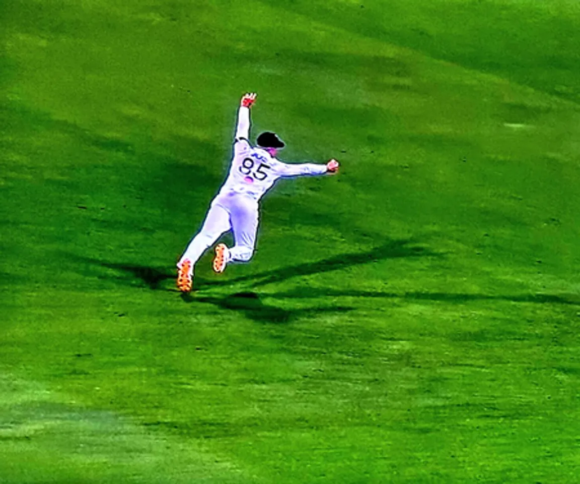 'He justified his selection,' says Vaughan after Jacks takes a one-handed blinder to dismiss Australia captain Steve Smith in the second Test at the Gabba in Brisbane on Friday. Photo credit: Photo courtesy X