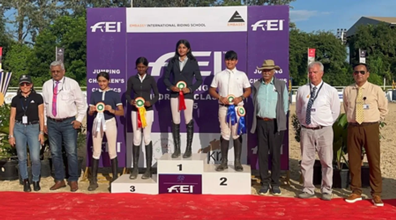 Equestrian: Team India clinches gold in FEI Children’s Classic Silver (Credit: ARC)