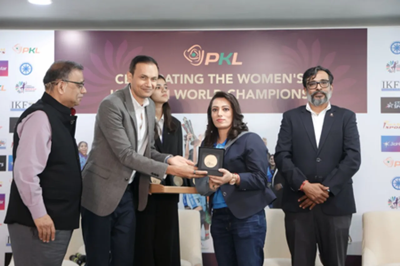 PKL honour Indian women’s kabaddi WC winners