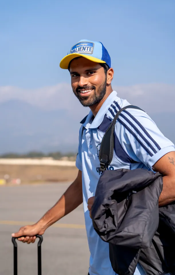 Team India Arrives in Dharamsala for T20 Match