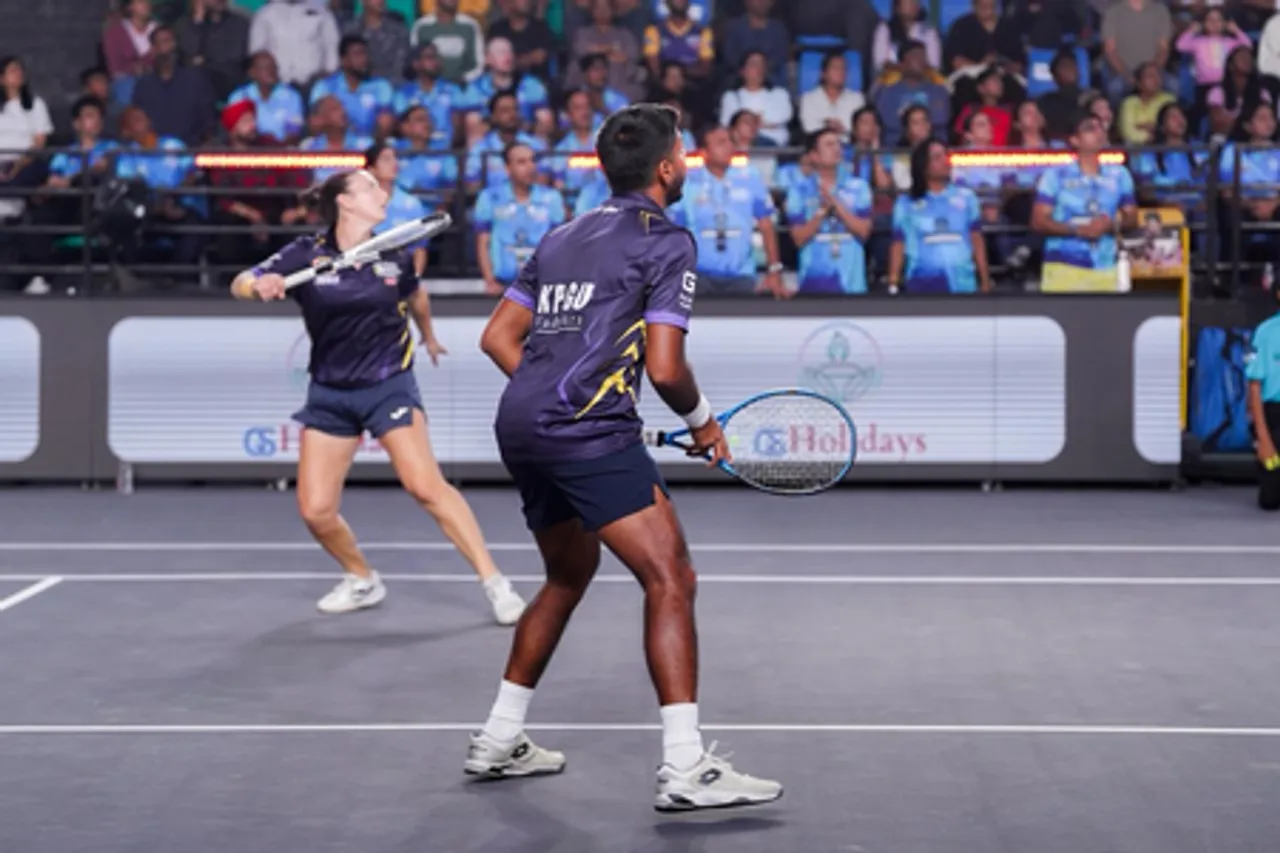 GS Delhi Aces seal semis berth with biggest win of season; Rajasthan Rangers stay in hunt with a win on Day 5 of the Tennis Premier League (TPL) Season 7 at the Gujarat University Tennis Stadium in Ahmedabad on Saturday. Photo credit: TPL