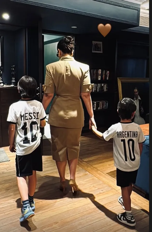 Kareena Kapoor Khan is ready to meet Lionel Messi with her boys Taimur and Jeh