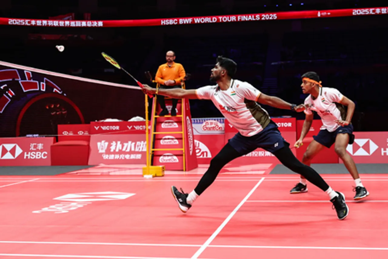 Satwiksairaj Rankireddy and Chirag Shetty rally past China’s Liang Wei Keng and Wang Chang to open campaign with statement win in the World Tour Finals in Beijing, China, on Wednesday. Photo credit: BWF