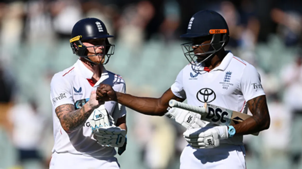'Knackered' Ben Stokes fit to bowl', says assistant coach Jeetan Patel after the England skipper failed to bowl on Day 3 in at the Adelaide Oval in Adelaide on Friday. Photo credit: EnglandCricket/X