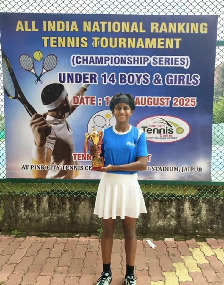 Harsha Deshpande seals double title at GSTA State Ranking Tennis Tournament. Photo credit: Adani Sportsline file photo