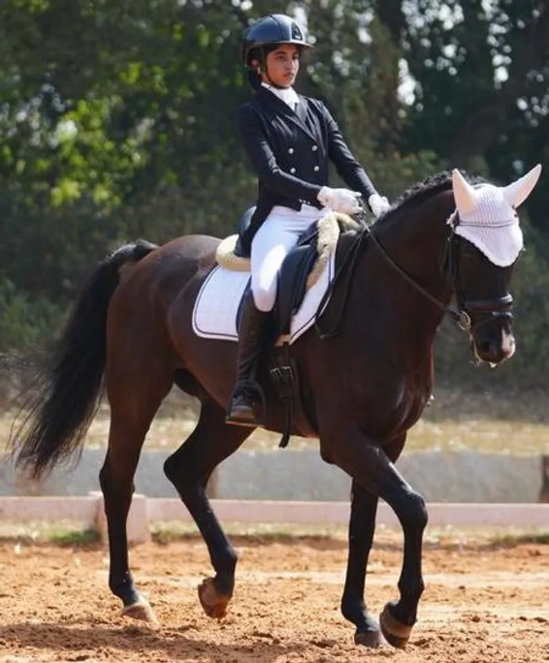 Mumbai’s Stasya Pandya wins silver at Junior National Equestrian C'ship (Credit: EFI)