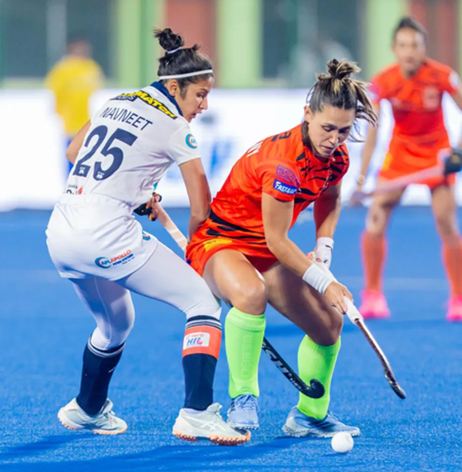 Shrachi Bengal Tigers beat SG Pipers in sudden death to secure a bonus point, reach final of the Women's Hockey India League (HIL) 2025-26 in Ranchi on Tuesday. Photo credit: Hockey India